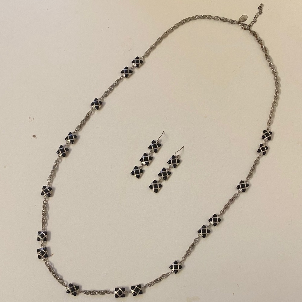 WHBM channel inspire necklace and earrings